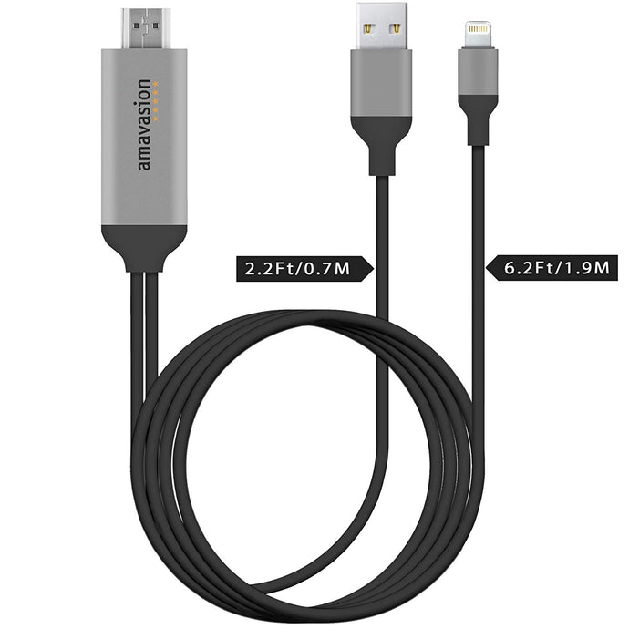 Lightning to HDMI cable